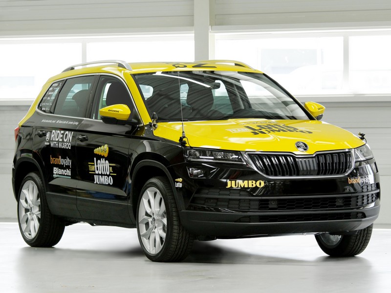 Škoda Karoq připravena na 1. etapu Tour de France